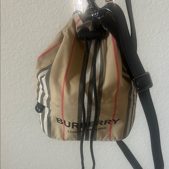 Burberry Icon Stripe ECONYL® Drawcord Pouch - Picture 1 of 6